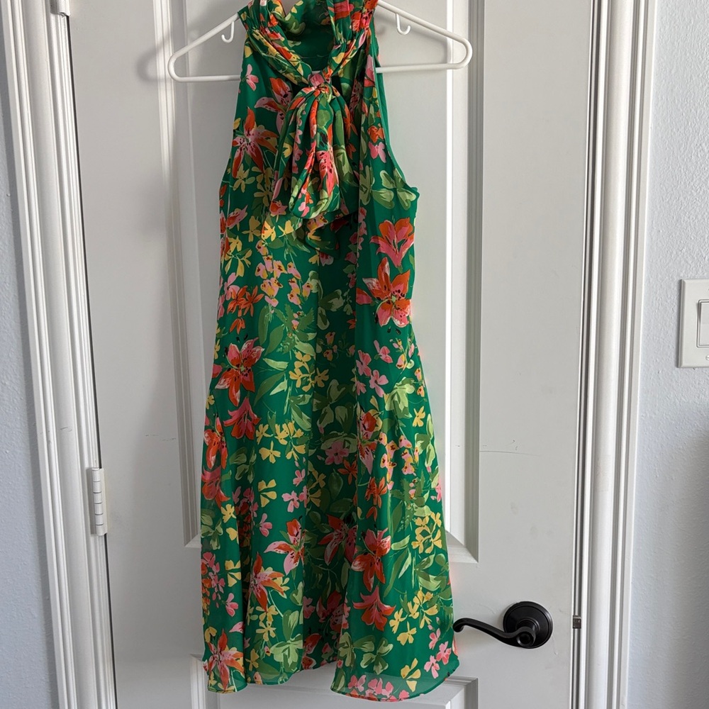 Vince Camuto Green Floral Dress - Picture 4 of 4